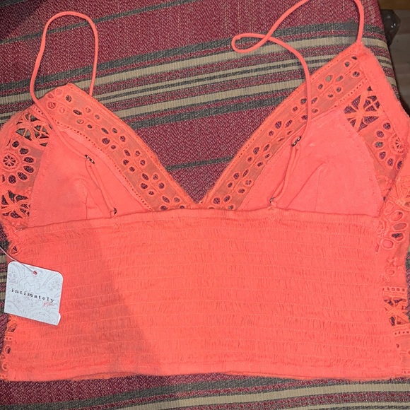 Free People Carrie Bralette in Lip Gloss Size Small - Picture 7 of 9